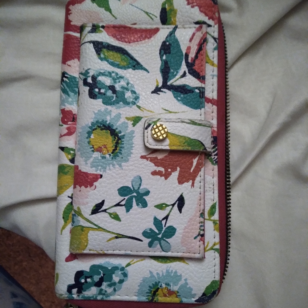 Floral wallet